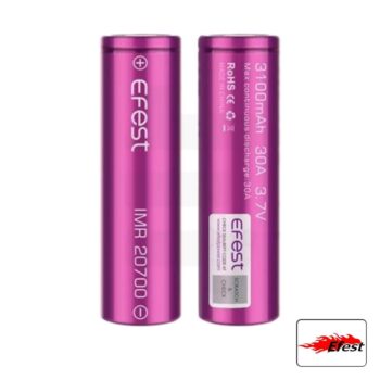 Batería Efest IMR 20700 – 3.100 mA. (2 Uds)