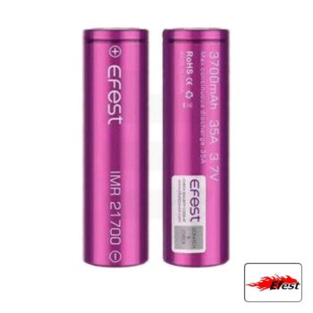 Batería Efest IMR 21700 – 3.700 mA. (2 Uds)