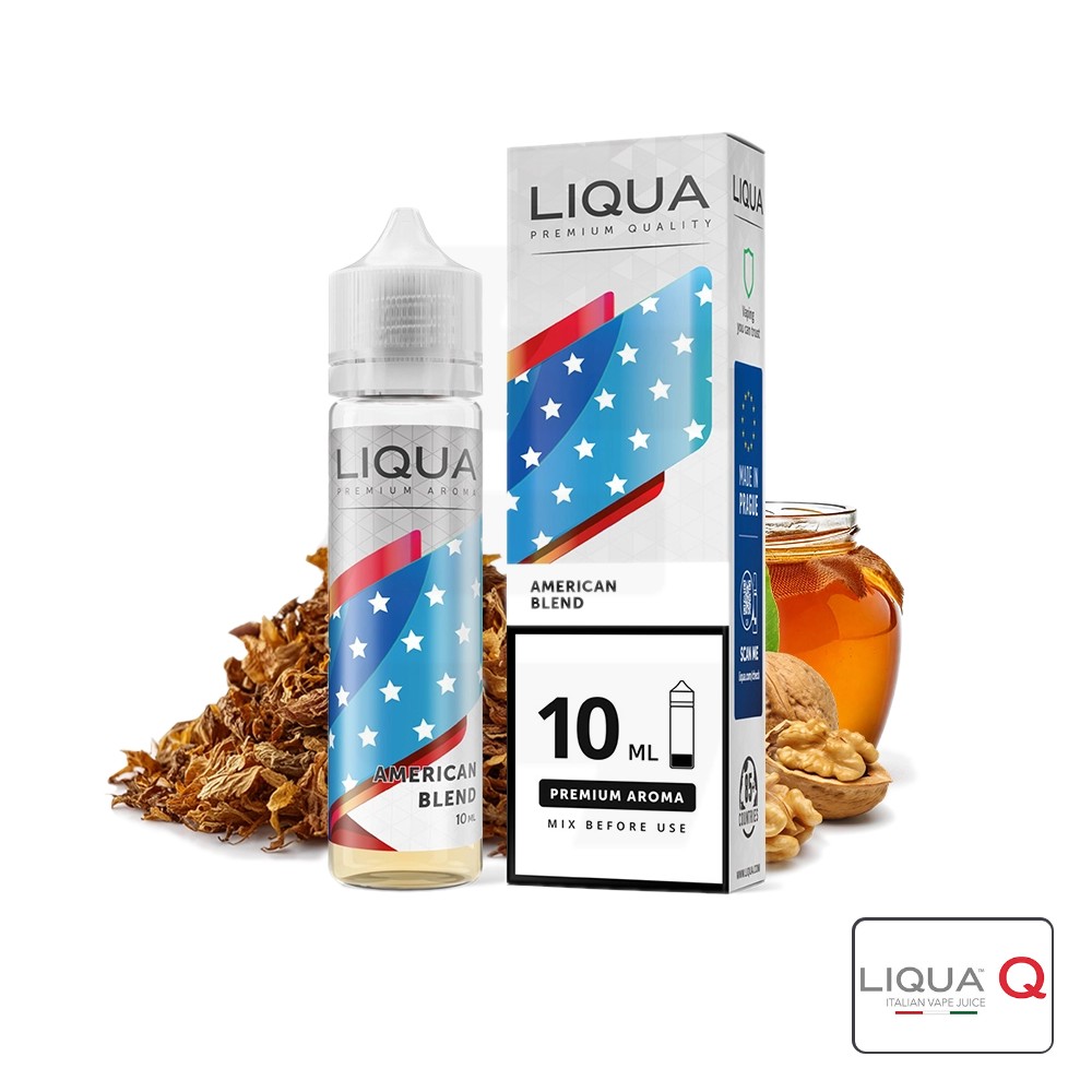 Aroma American Blend 10Ml (Longfill) - Liqua | Tapervaper Aroma American Blend 10ml (Longfill) – Liqua