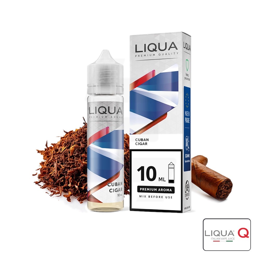 Aroma Cuban Cigar 10Ml (Longfill) - Liqua | Tapervaper Aroma Cuban Cigar 10ml (Longfill) – Liqua