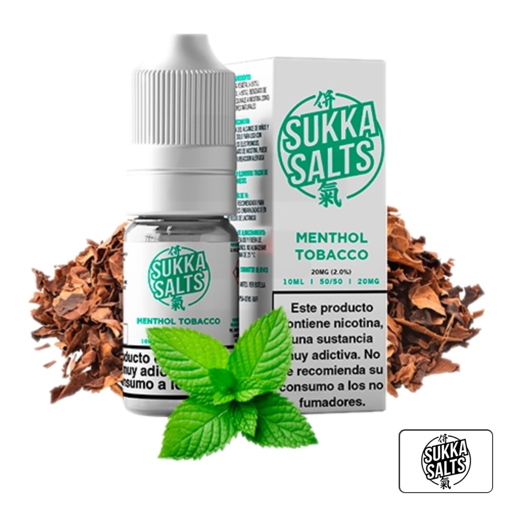 Tobacco Menthol 10Ml - Sukka Salts | Tapervaper Tobacco Menthol 10ml – Sukka Salts