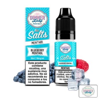 Blueberry Menthol Salts 10ml – Dinner Lady