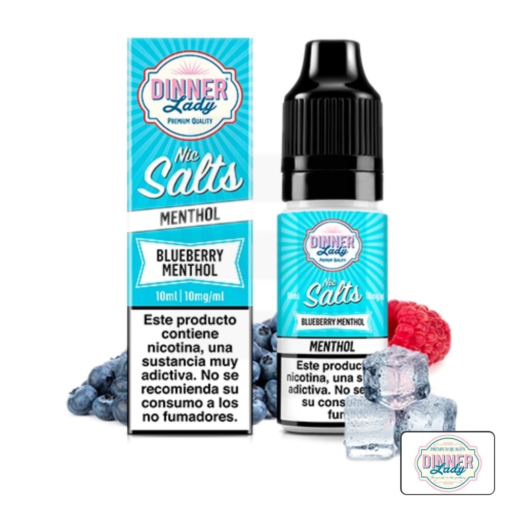Blueberry Menthol Salts 10Ml - Dinner Lady | Tapervaper Blueberry Menthol Salts 10ml – Dinner Lady