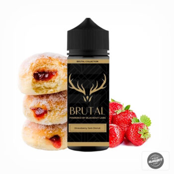 Brutal Strawberry Jam Donut 100ml- Blackout