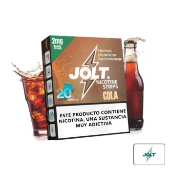 Bolsas de nicotina strips Cola 2mg - Jolt