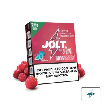 Bolsas de nicotina strips Raspberry 2mg - Jolt