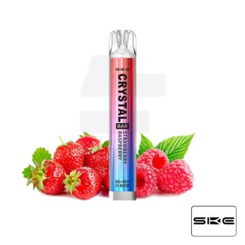 Vaper Desechable Crystal Bar Strawberry Raspberry 20mg Ske