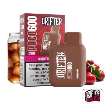Vaper Desechable Poco 600 Cherry Cola 20mg Drifter