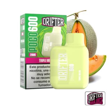 Vaper Desechable Poco 600 Triple Melon 20mg Drifter