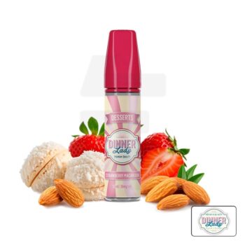 Aroma Strawberry Macaroon 14ml (Longfill) - Dinner Lady