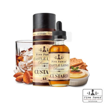 Aroma Reserve Castle Long Custard 15ml (Longfill) - Five Pawns