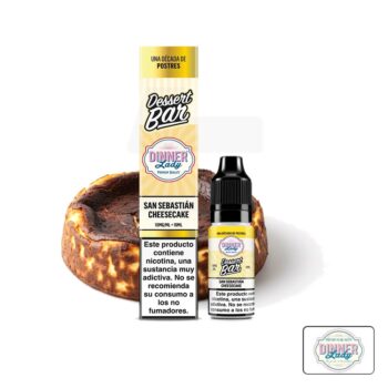 Tapervaper Distribuidor De Cigarrillos Electrónicos | Tapervaper Sales Dessert Bar San Sebastián Cheesecake 10ml – Dinner Lady