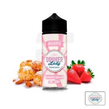 Aroma Strawberry Macaroon 30ml (Longfill) - Dinner Lady