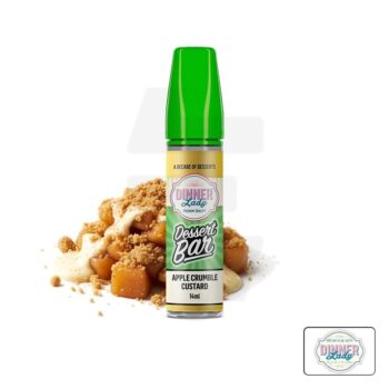Aroma Dessert Bar Apple Crumble Custard 14ml (Longfill) - Dinner Lady