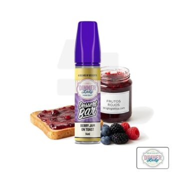 Aroma Dessert Bar Berry Jam On Toast 14ml (Longfill) - Dinner Lady