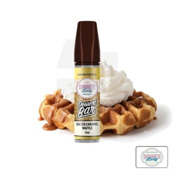 Aroma Dessert Bar Salted Caramel Waffle 14ml (Longfill) - Dinner Lady