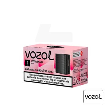 Cartucho Precargado Vista Plug 2+10 Caramelo Arcoiris 20mg Vozol