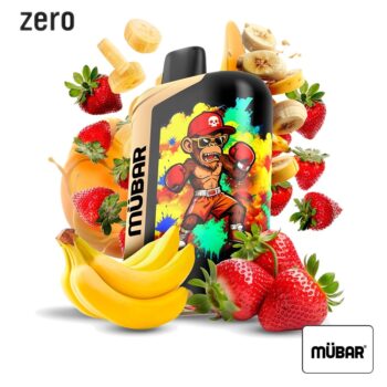 Vaper Desechable Eden Beast 50K Strawberry Banana 0mg Mübar