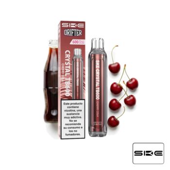 Vaper Desechable Crystal TB600 Cherry Cola 20mg SKE x Drifter
