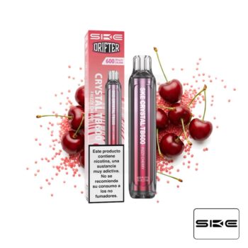 Vaper Desechable Crystal TB600 Fizzy Cherry 20mg SKE x Drifter