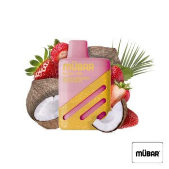 Vaper Desechable Kuba 700 Strawberry Coconut 20mg Mübar
