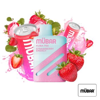 Vaper Desechable Kuba 700 Strawberry Energy 20mg Mübar