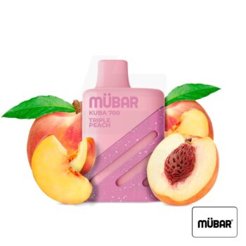 Vaper Desechable Kuba 700 Triple Peach 20mg Mübar