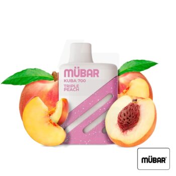 Vaper Desechable Kuba 700 Triple Peach 0mg Mübar