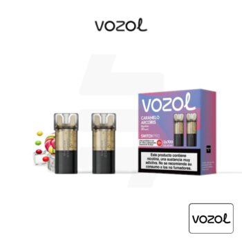 Cartucho Precargado Switch Pro Caramelo Arcoíris Vozol (Pack de 2)