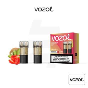 Cartucho Precargado Switch Pro Fresa Kiwi Vozol (Pack de 2)