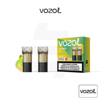 Cartucho Precargado Switch Pro Lima Limón Vozol (Pack de 2)