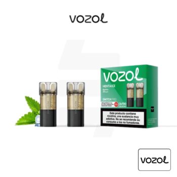 Cartucho Precargado Switch Pro Menta Ice Vozol (Pack de 2)
