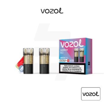 Cartucho Precargado Switch Pro Sandía Ice Vozol (Pack de 2)
