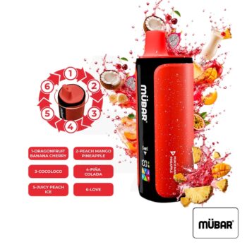 Tapervaper Distribuidor De Cigarrillos Electrónicos | Tapervaper Vaper Desechable 6en1 240K Tropical Vibes 0mg Mübar