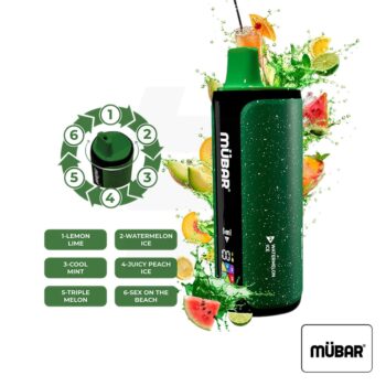 Tapervaper Distribuidor De Cigarrillos Electrónicos | Tapervaper Vaper Desechable 6en1 240K Citrus Fresh 0mg Mübar