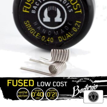 Bacterio Coils Fused Low Cost Full Ni80 0.21 Ohm (2 Uds)